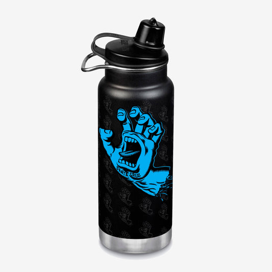 32oz-tkwide-with-chug-cap-santa-cruz-screaming-hand-g5 K32TKWCG-BK-SantaCruze_ScreamingHand.jpg